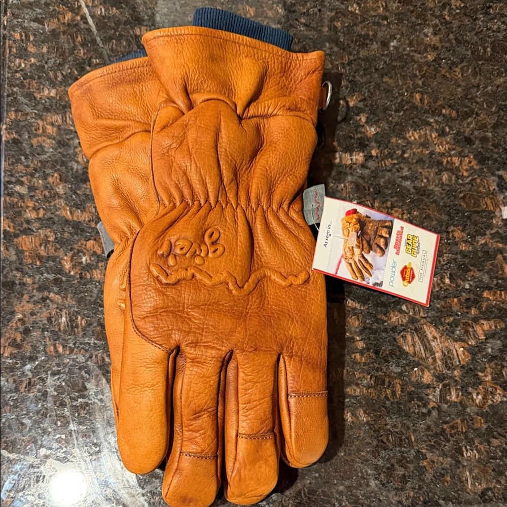 Give’r Men's Leather Gloves